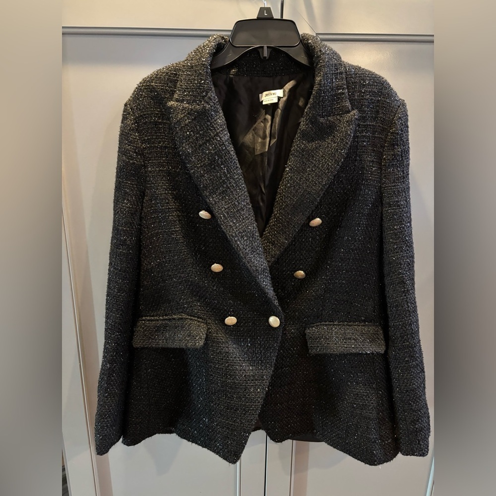 BEAUTIFUL Jason Wu Metallic Tweed Blazer Sz L